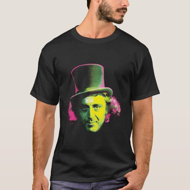 Camiseta Willy Wonka La Cara De Wonka (Anverso)