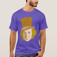 Willy Wonka Stenciled Face