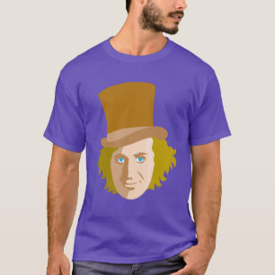 Camiseta Willy Wonka Stenciled Face