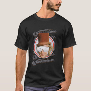 Camiseta Willy Wonka y la avisión de la fábrica de chocolat