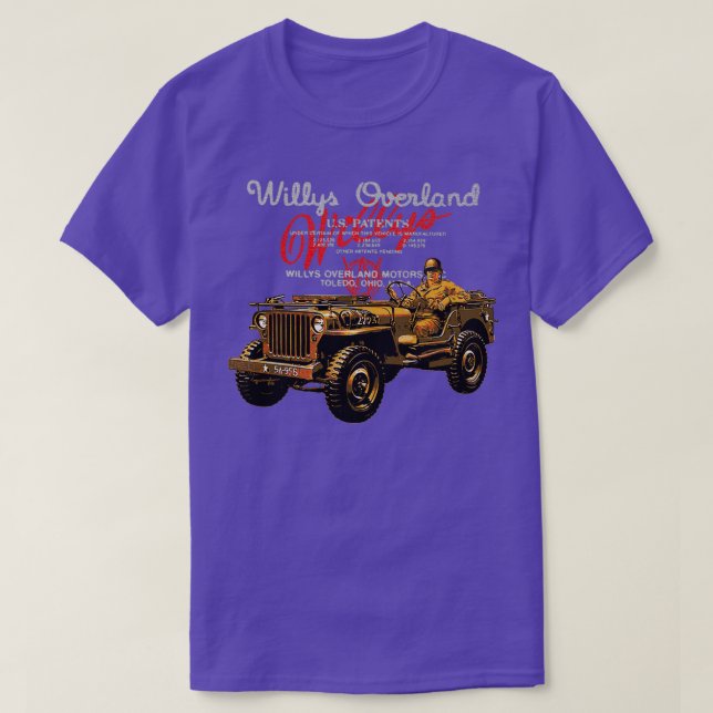 Camiseta Willys Overland (2)  (Diseño del anverso)
