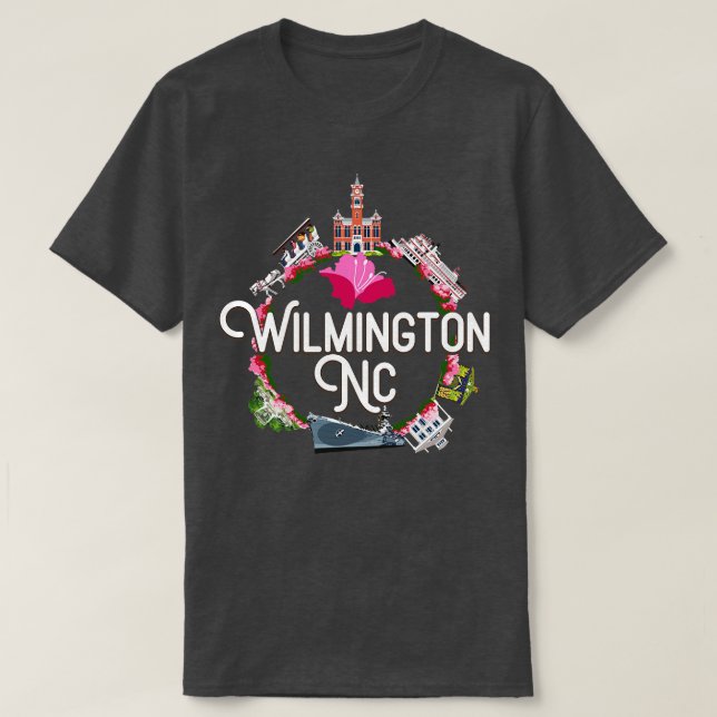 CAMISETA WILMINGTON NC (Diseño del anverso)