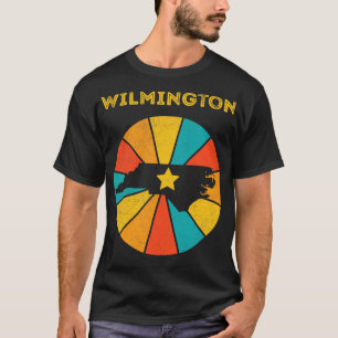 Camiseta Wilmington North olina Vintage Distresres Souvenir