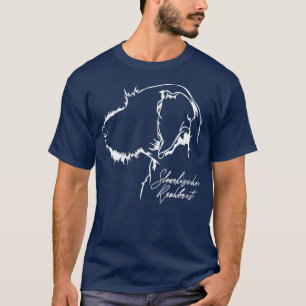 Camiseta Wilsigns Eslovaco Rough Beard Profile Dog Breve