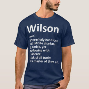 Camiseta WILSON Definition Personalized Name Gratift