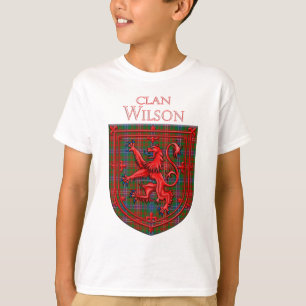 Camiseta Wilson Tartan Scottish Plaid Lion Rampant