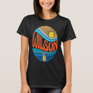 Camiseta Wilson Vintage Sunset Wilson Groovy Tie Dye