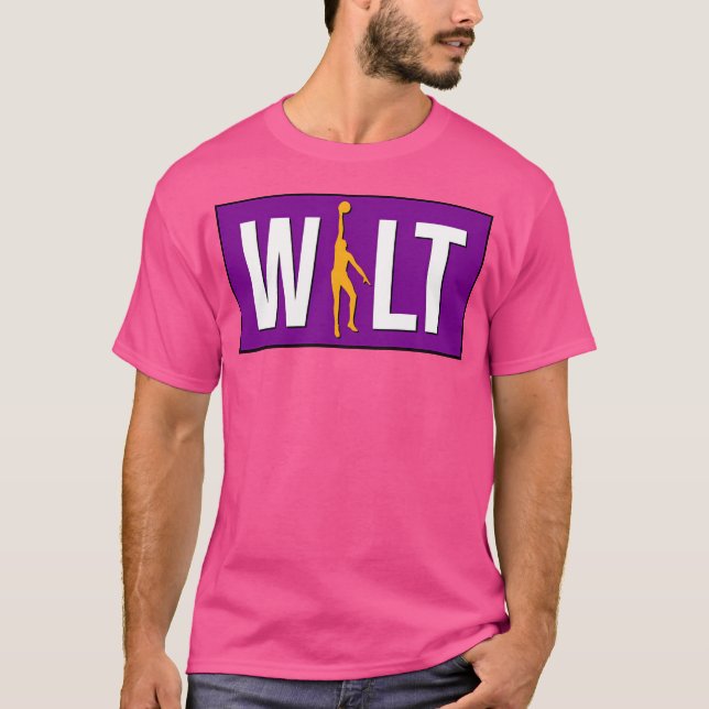 Camiseta Wilt Chamberlain - Baloncesto de Los Ángeles (Anverso)