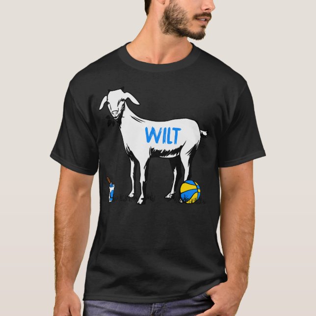Camiseta Wilt Chamberlain Goat Basketball (Anverso)