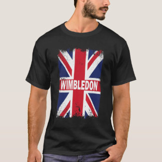 Camiseta Wimbledon - Ciudad de Inglaterra con bandera del R