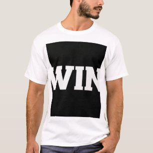 Camiseta WIN Bold Typography   Motivación de Gimna