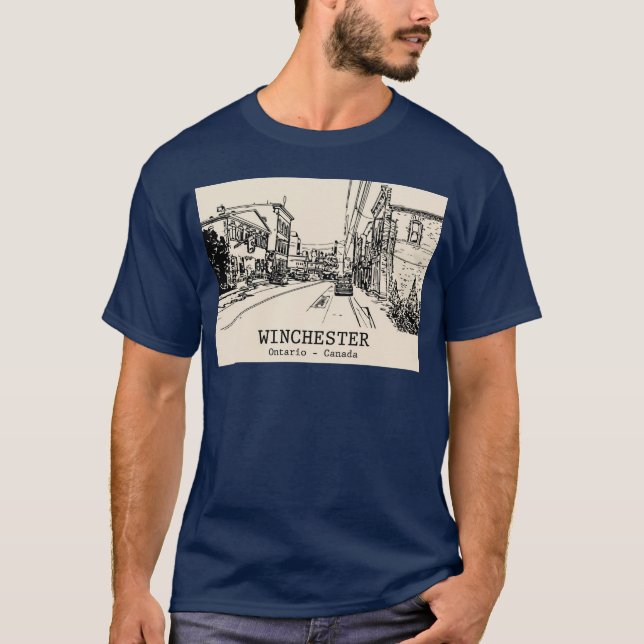 Camiseta Winchester - Ontario - gráfico (Anverso)