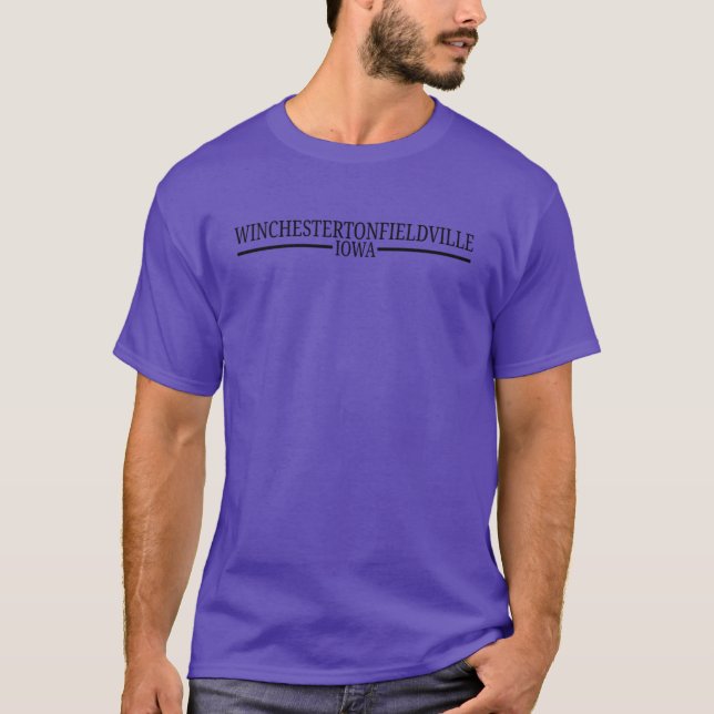 Camiseta Winchestertonfieldville Iowa (Anverso)