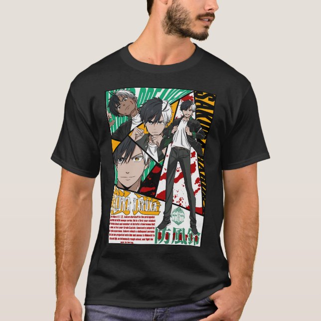 Camiseta Wind Breaker - Haruka Sakura (Anverso)
