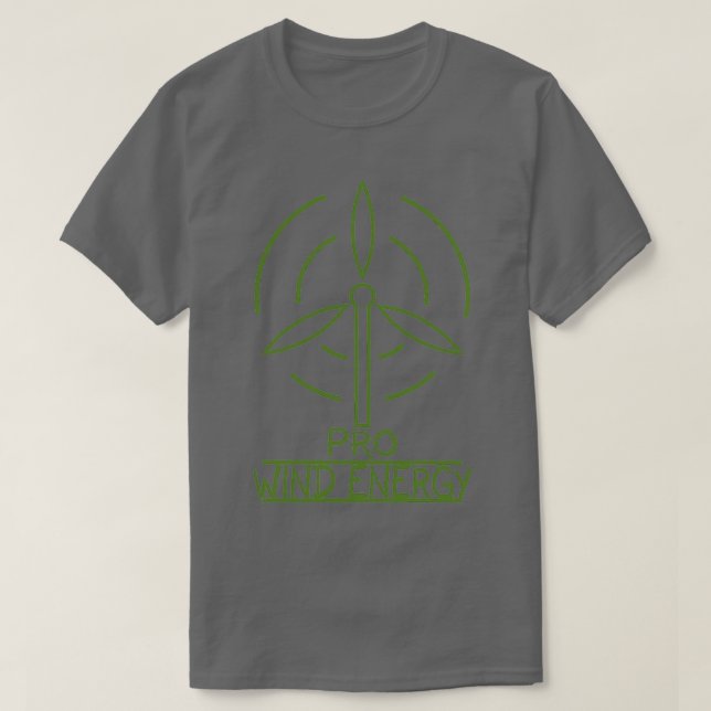Camiseta Wind energy wind turbine wind power renewable ener (Diseño del anverso)