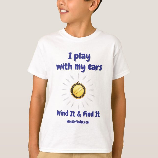 Camiseta Wind It & Find It™: ‘Juego con mis orejas (Anverso)