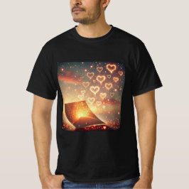 Camiseta Wind Letter Love Mens