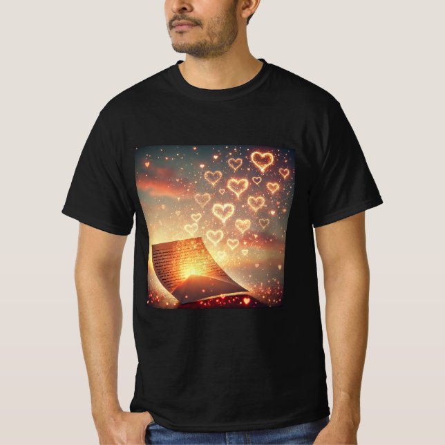 Camiseta Wind Letter Love Mens (Anverso)