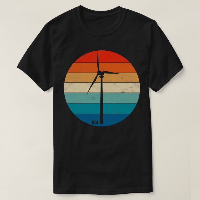 Camiseta Wind Turbine (Diseño del anverso)