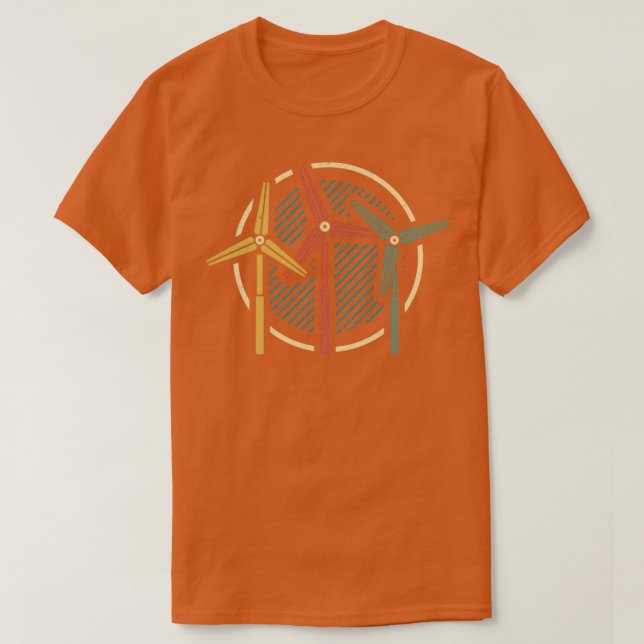 Camiseta Wind Turbine Tower Technician Renewable Energy 1 (Diseño del anverso)