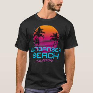 Camiseta Windansea Beach California Retro Wave 80