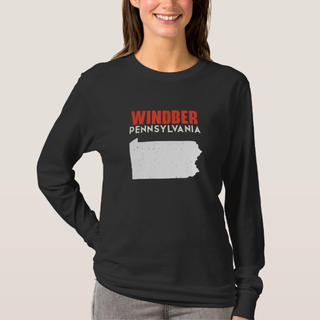 Camiseta Windber Pennsylvania USA State America Travel (Anverso)