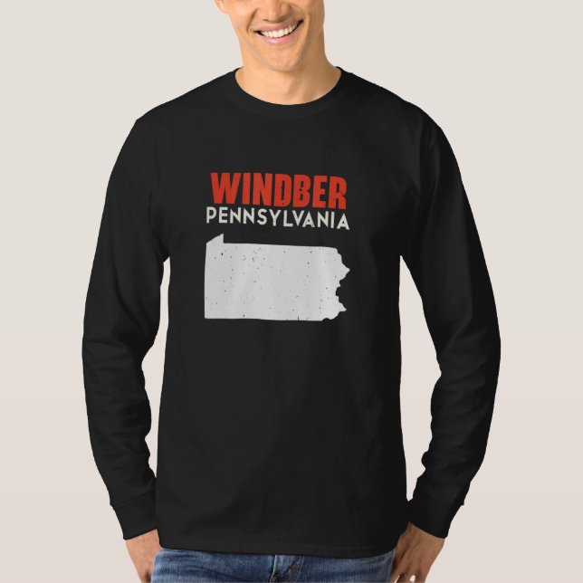 Camiseta Windber Pennsylvania USA State America Travel (Anverso)