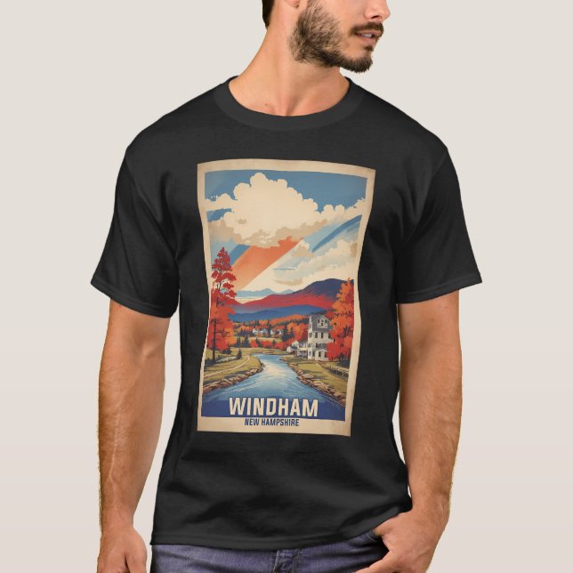 Camiseta Windham New Hampshire Usa Viaje Turístico (Anverso)