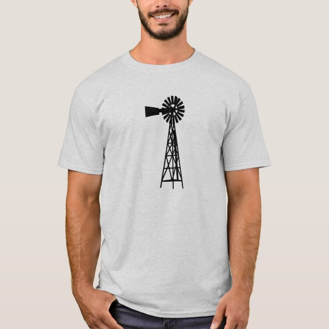 Camiseta Windmill.png negro (Anverso)