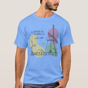Camiseta Windmills de Kinderdijk Holland 1