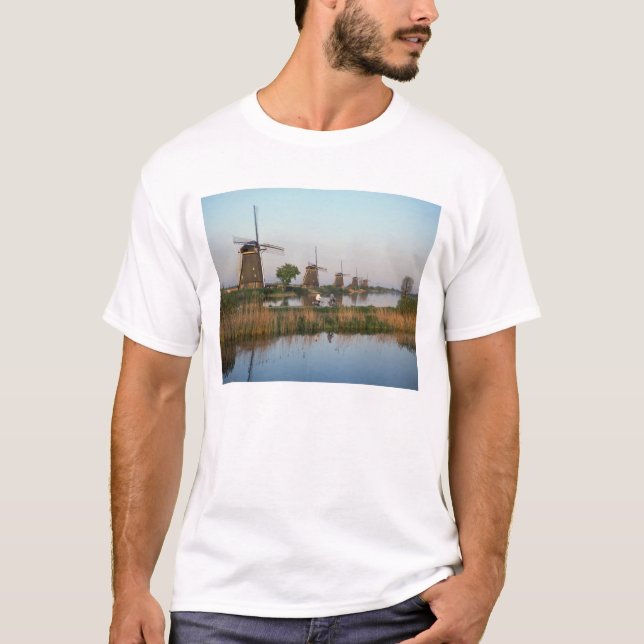 Camiseta Windmills, Kinderdijk (Países Bajos) (Anverso)