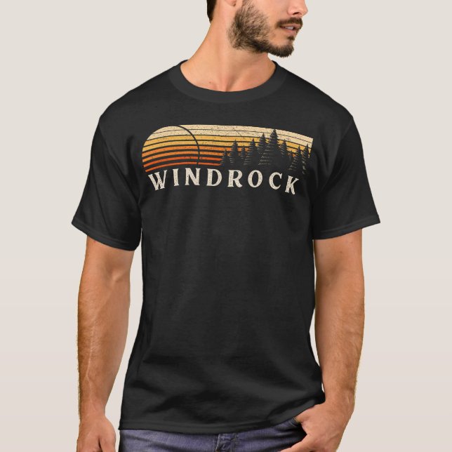 Camiseta Windrock Tn Evergreen Sunset Ochenta (Anverso)