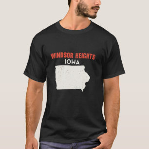Camiseta Windsor Heights Iowa USA State America Viaja Iowa