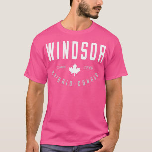 Camiseta Windsor Ontario Canada Maple Leaf Canadian Gift T