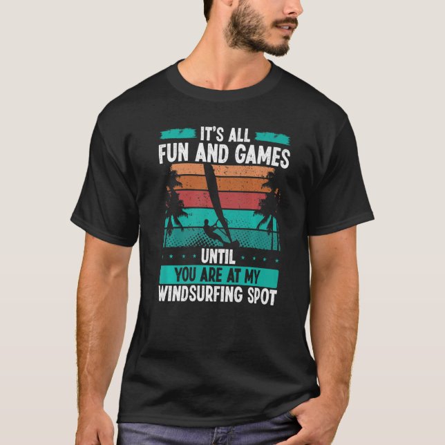 Camiseta Windsurboard Board Windsurf Sail Funny Windsurfin (Anverso)