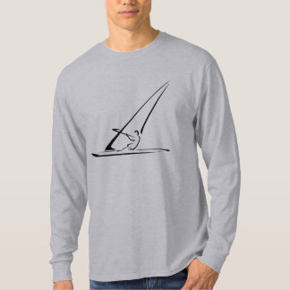Camiseta Windsurf aumentó el esquema negro