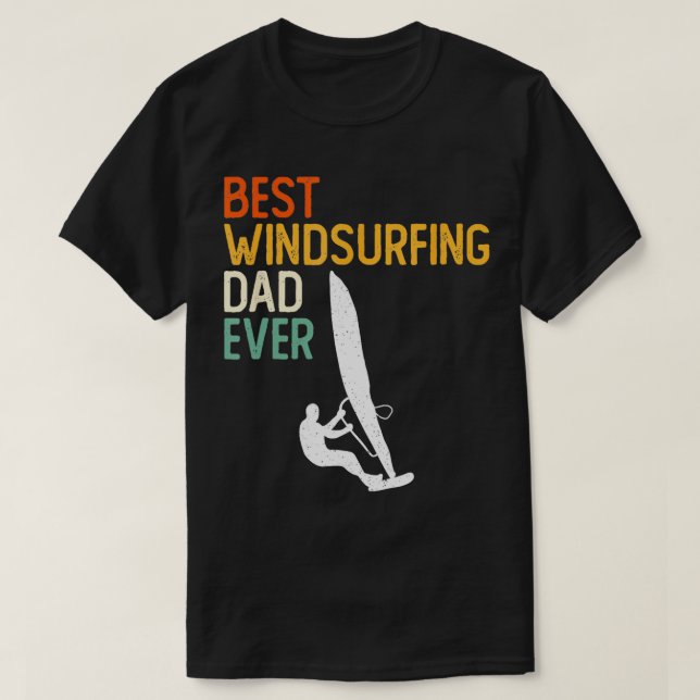 Camiseta Windsurf Board Windsurfer Padre Windsurf Surfi (Diseño del anverso)