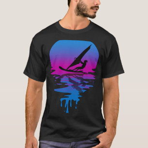 Camiseta Windsurf Retro Sunset