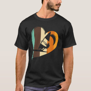 Camiseta Windsurf Retro Surfing Surfer Kitesurfer Windsu