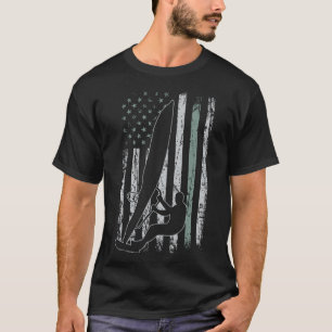 Camiseta Windsurf Retro USA Bandera Surfing 4 de julio Ganó
