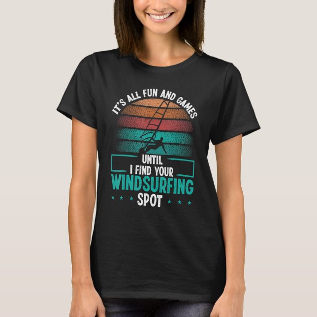 Camiseta Windsurf Spot Windsurf Board Funny Windsurfer S (Anverso)