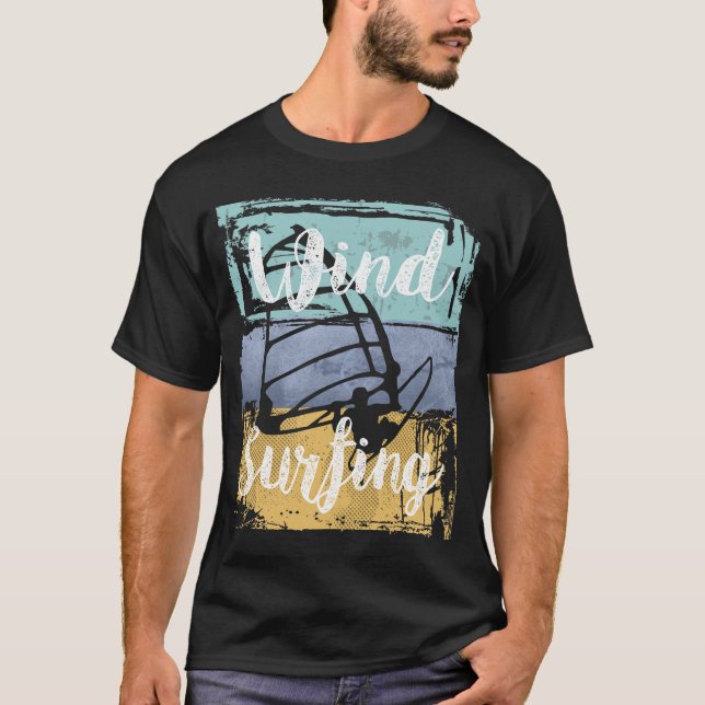 Camiseta Windsurf Vintage Retro Windsurf (Anverso)