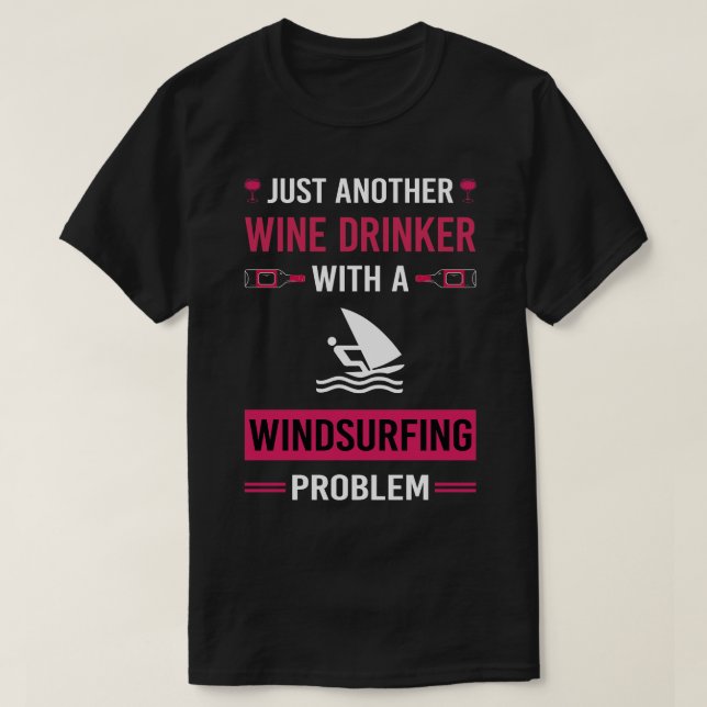 Camiseta Windsurf Windsurf windsurf con agua de lluvia (Diseño del anverso)