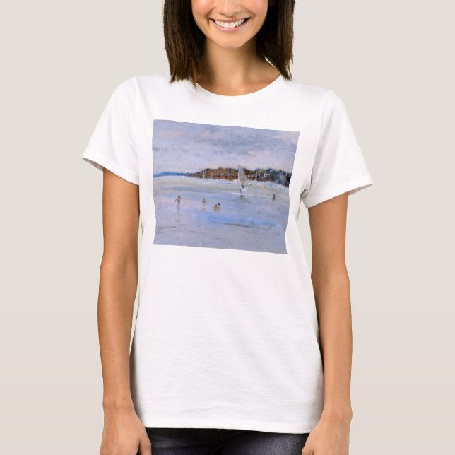 Camiseta Windsurfer y bañistas (Anverso)
