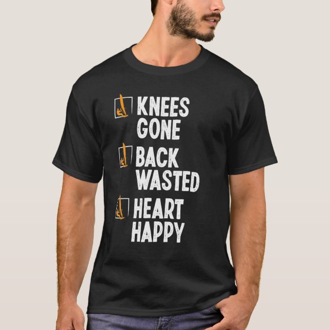 Camiseta Windsurfing Knee Injury Back Surgery Funny Windsur (Anverso)