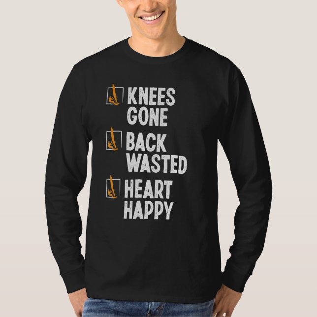 Camiseta Windsurfing Knee Injury Back Surgery Funny Windsur (Anverso)