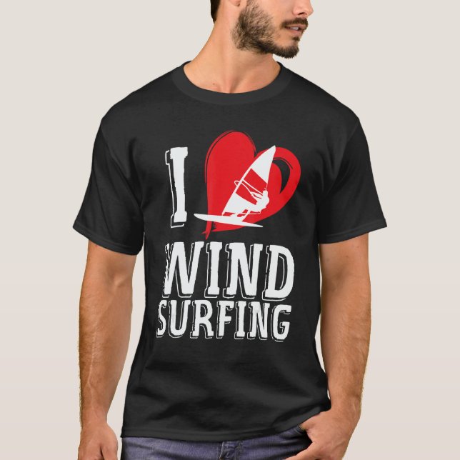 Camiseta Windsurfing Love Windsurf Surfing Windsurfer (Anverso)