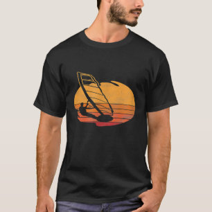 Camiseta Windsurfing Retro Tablas de Viento Deportes Acuáti