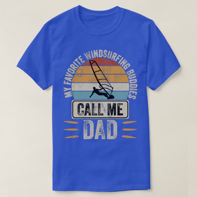 Camiseta Windsurfista de Windsurf Dad (Diseño del anverso)