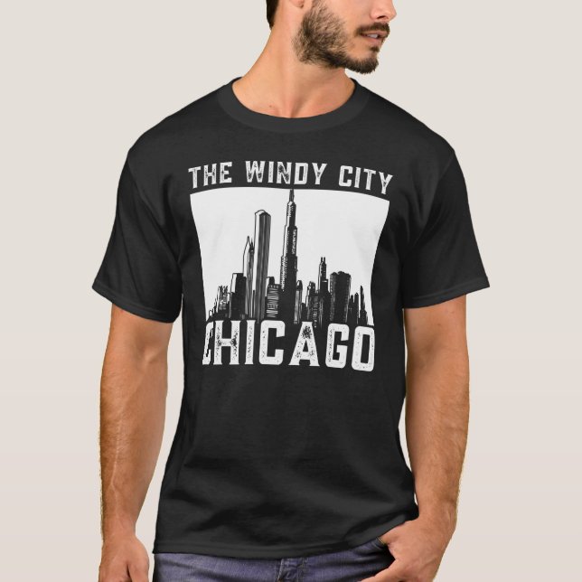 Camiseta Windy City Chicago (Anverso)